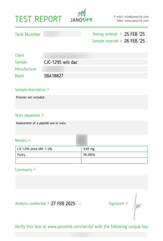 CJC-1295 zonder DAC