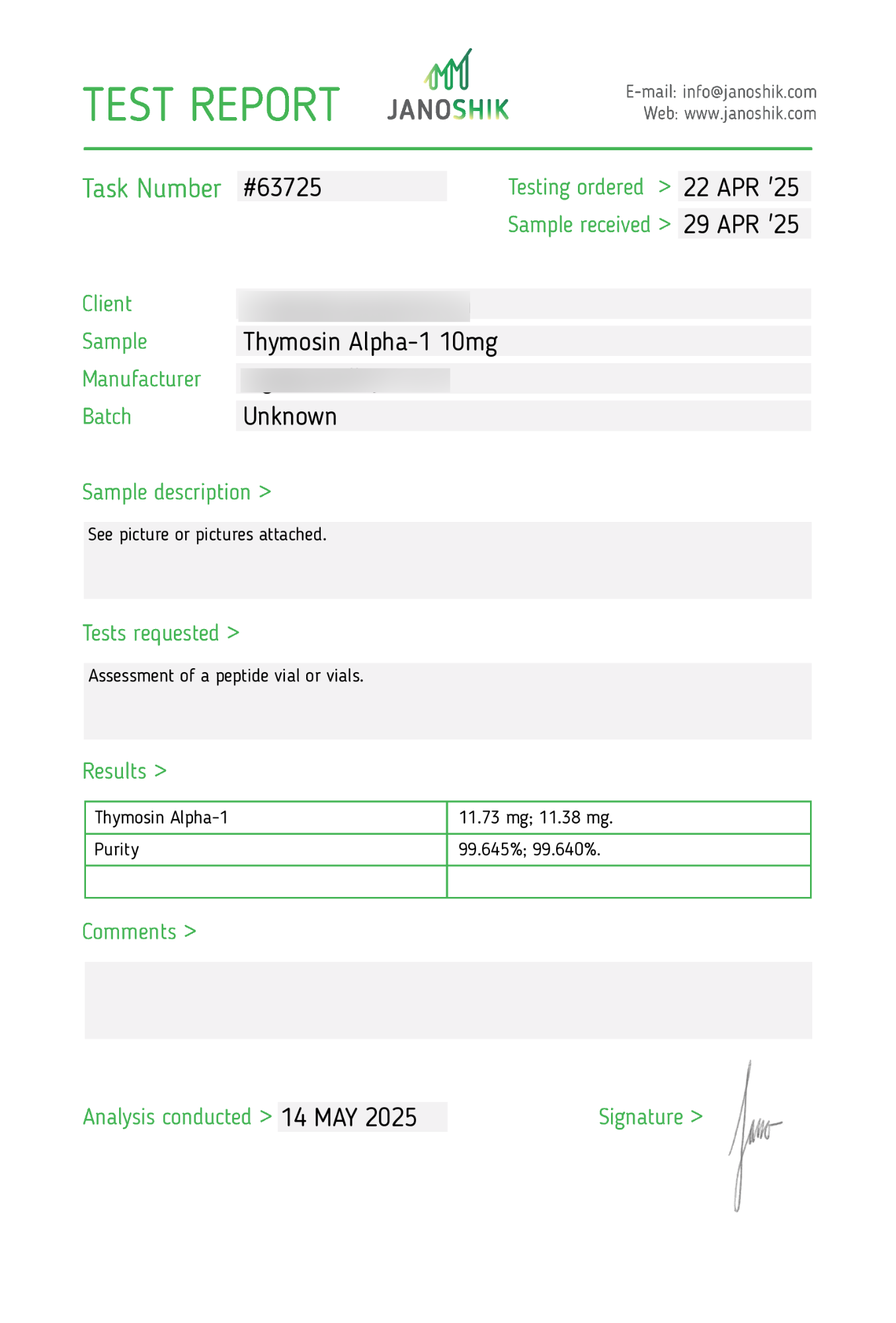 Thymosin Alpha-1